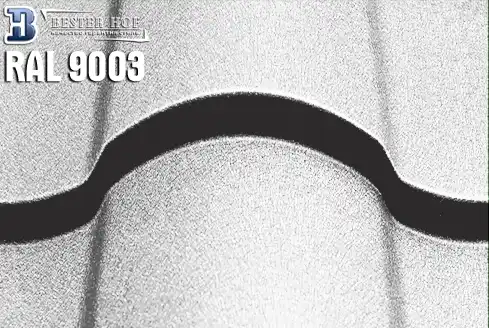 Металлочерепица Кредо (Kredo) RAL 9003